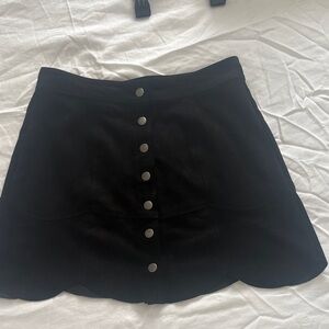 Black Button-Up American Eagle Skirt